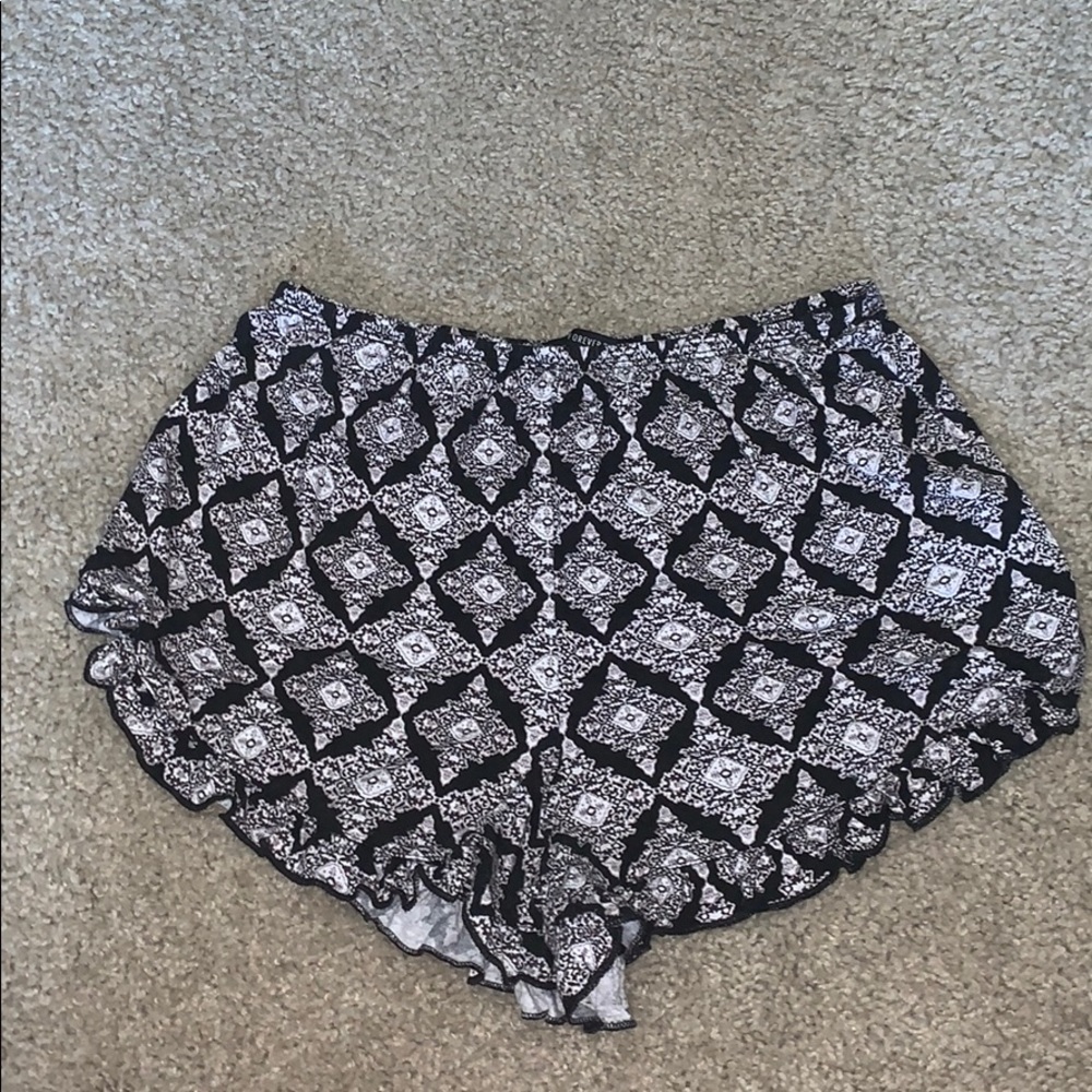 High Waisted Pattern Shorts (COMFORTABLE STRETCH)